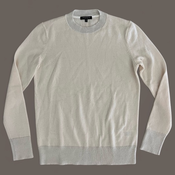 100% Cashmere Crewneck Sweater: Lafayette 148 New YorkCozy Luxury Size XS